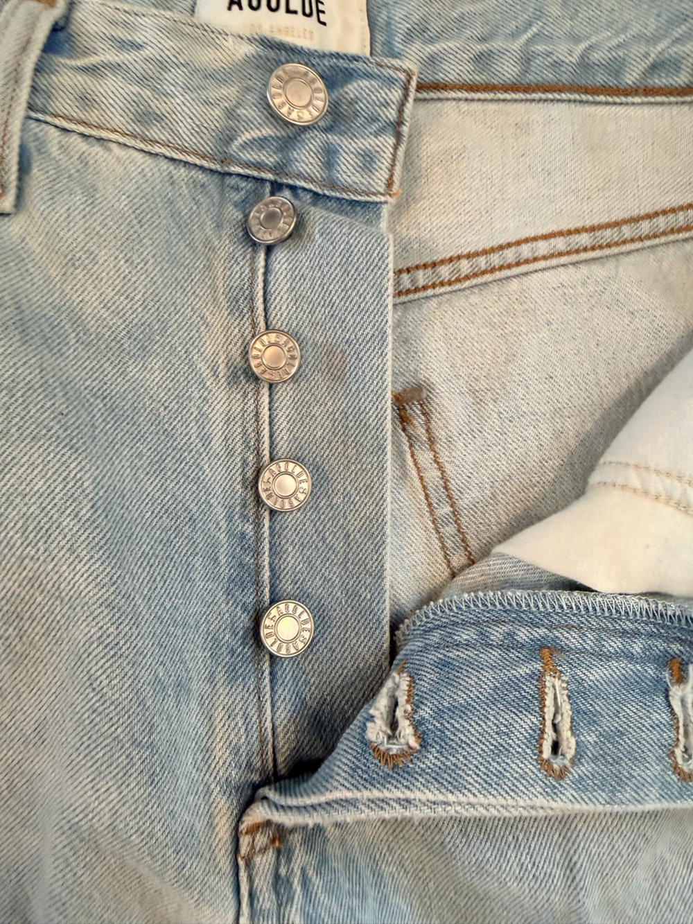 Revolve Agolde Low Slung Baggy Jeans in Fragment - Picture 8 of 13